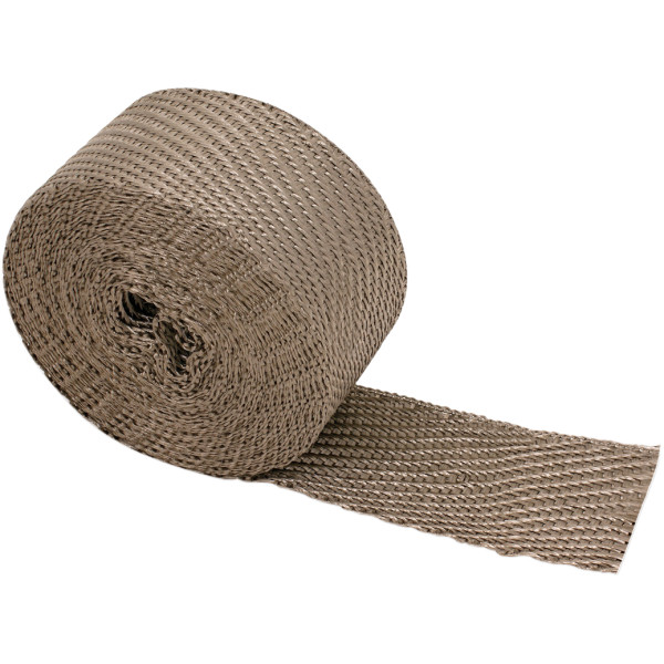 【セール特価】 マフラー用ラップ 2インチx25フィート ゴールド/ブラウン