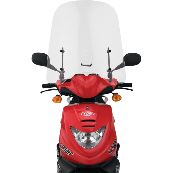 【セール特価】 ウインドシールド スクーター50 23.5インチ高 汎用 クリア