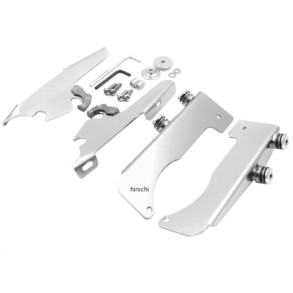 ウインドシールド クイック取付金具 ロック付き 06年-13年 ロードライナー XV1900 ポリッシュ