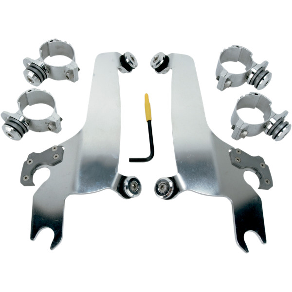 ウインドシールドスポーツ クイック取付金具 10年-13年 VT1300CR ポリッシュ