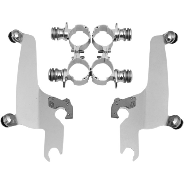 【セール特価】 ウインドシールドスポーツ クイック取付金具 10年-13年 VT1300CS ポリッシュ