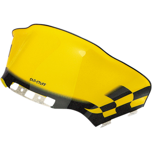 ウインドシールド 12.5インチ(318mm) Ski-Doo 黄/黒