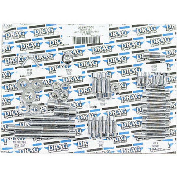 ボルトキット エンジン 77年-84年 BigTwin 4速 クローム/無地