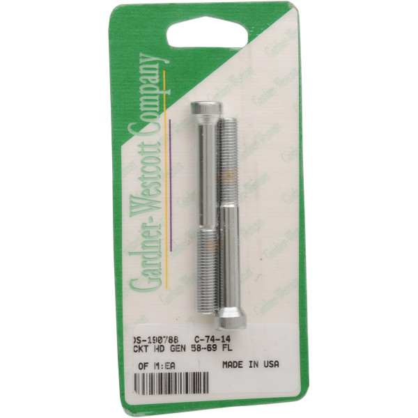 ガードナーウェスコット ボルトキット ジェネレーター 58年-69年 FL/FLHクローム/ローレット