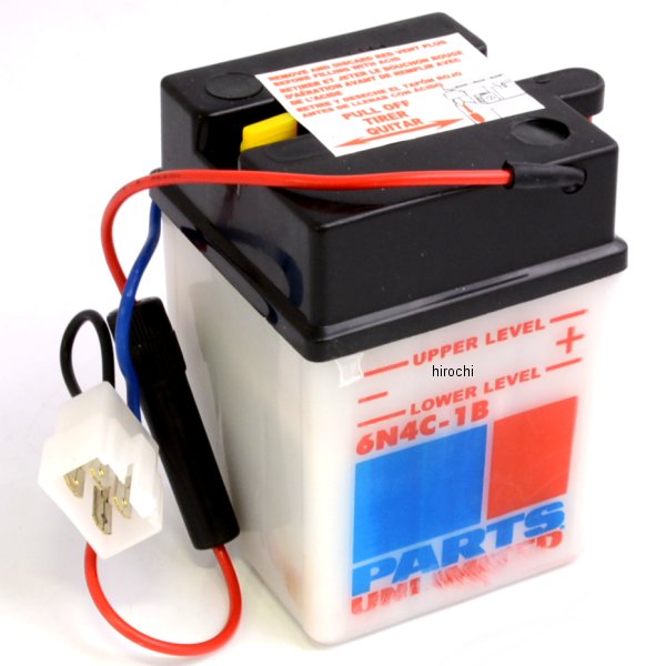 液別 バッテリー 開放型 6V Y6N4C-1B