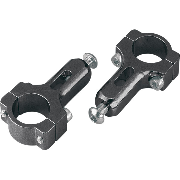 取り付け金具 ハンドガード 22mmバー 黒