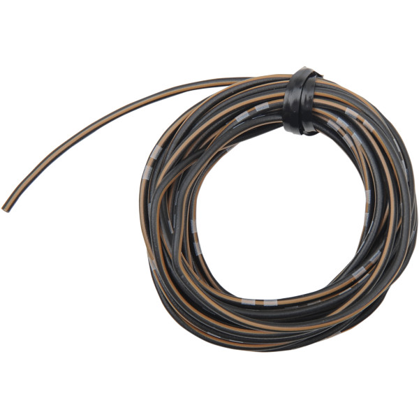 色つき配線 12V/14A 13フィート(3.9m) 黒/茶
