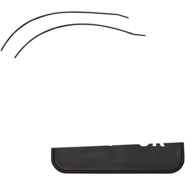 ナンバープレート 取付金具付き 黒