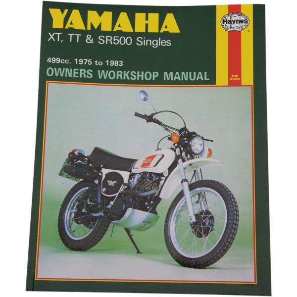マニュアル 整備書 75年-83年 ヤマハ XT/TT/ SR500 シングル