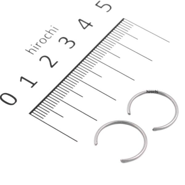 ピストンサークリップ 72年以降 ホンダ、ヤマハ、スズキ、カワサキ、KTM 14mm (2個入り)