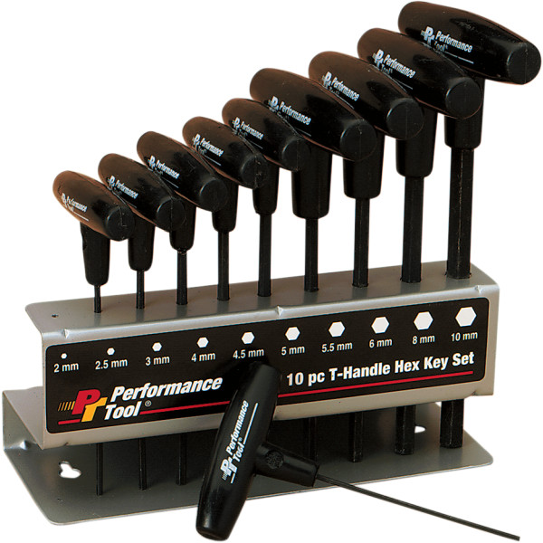 T型ハンドル 6角 セット (10個入り)