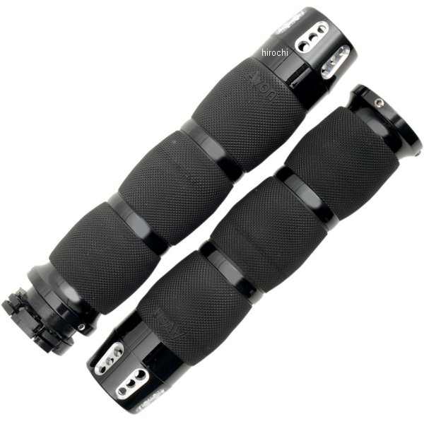 リップ エアークッション ツーリング ガットリン 1インチハンドル用 黒