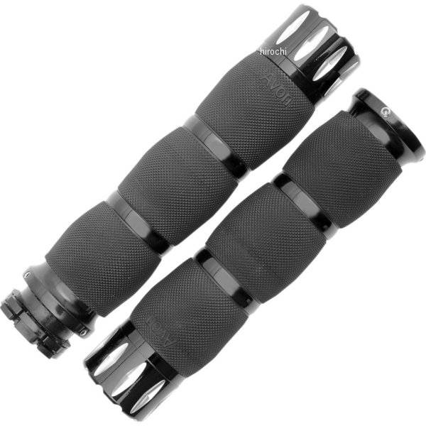 リップ エアークッション ツーリング ライバル 1インチハンドル用 黒