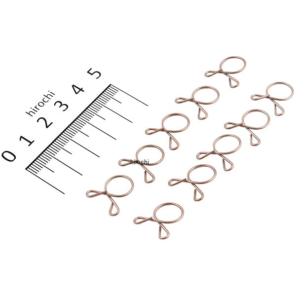 ホースクリップ Aタイプ(ステンレス)9mm 10コ入