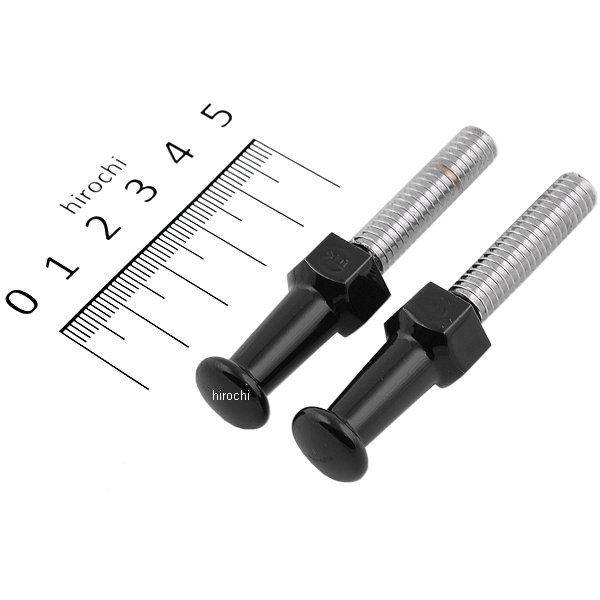 荷掛けボルト フェンダーレール後側用 04年-17年 XL 黒 (左右ペア)