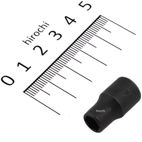 シャロー ソケット 6ポイント 1/4インチ
