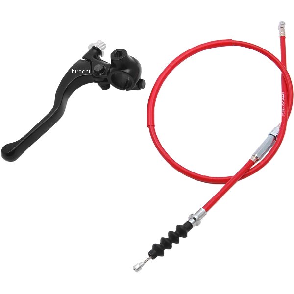 Lレバー＆ホルダー＆ケーブルSET ショート/ブラック ミラーホルダー付き