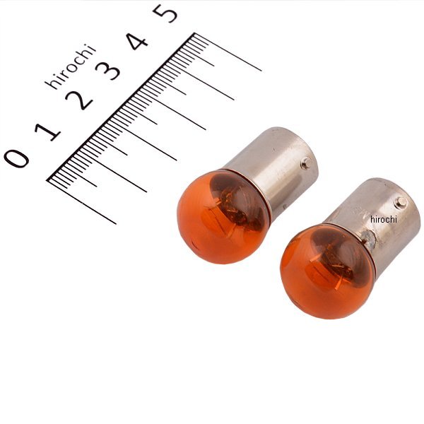 口金シングル球 6V8W ウインカー球 (オレンジ) (2個入り)