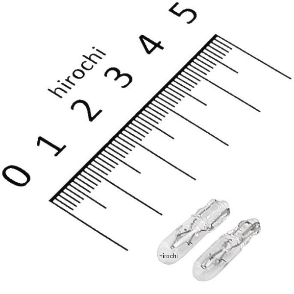 ノーマルバルブ 12V2W メーター/ポジション球 (クリア) (2個入り)