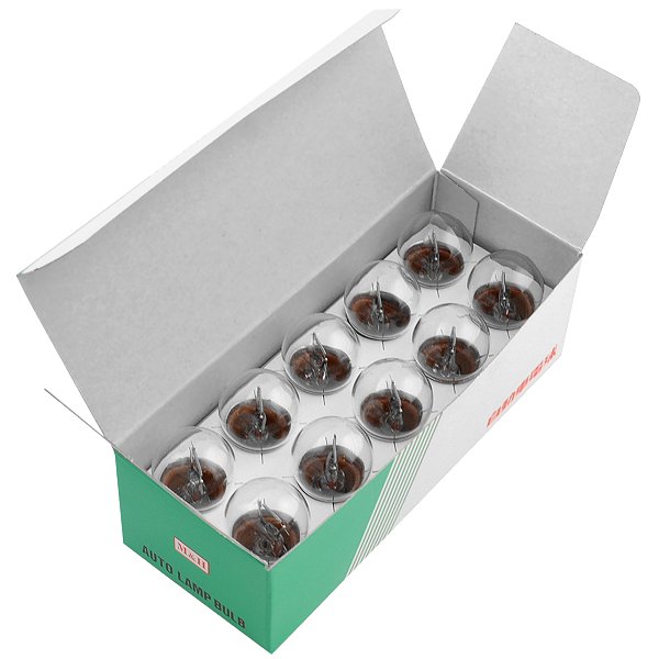 ノーマルバルブ 12V21W 小型ランプ改造用 ウインカー/ストップ球 (クリア) 1箱 (10個入り)