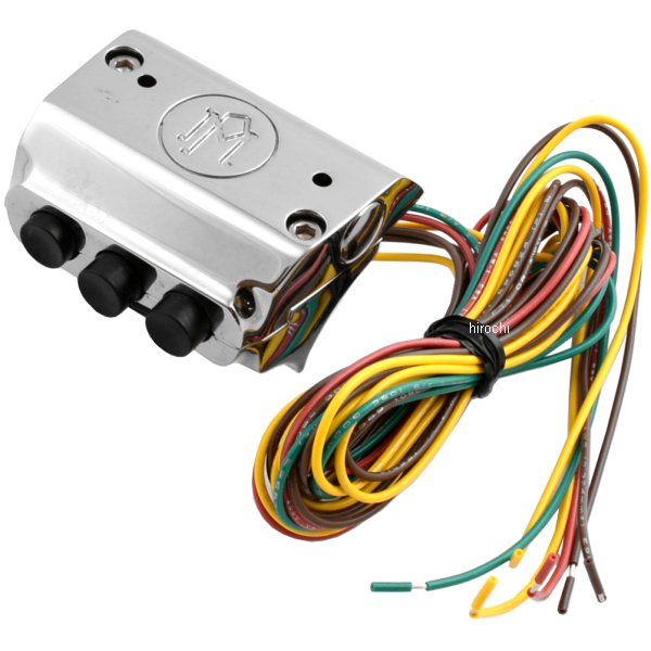 スイッチハウジング 3ボタング 右側 クローム