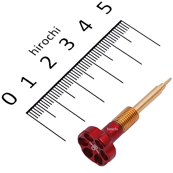 アルミ削り出しパイロットスクリュー レッド KEIHIN PD22用