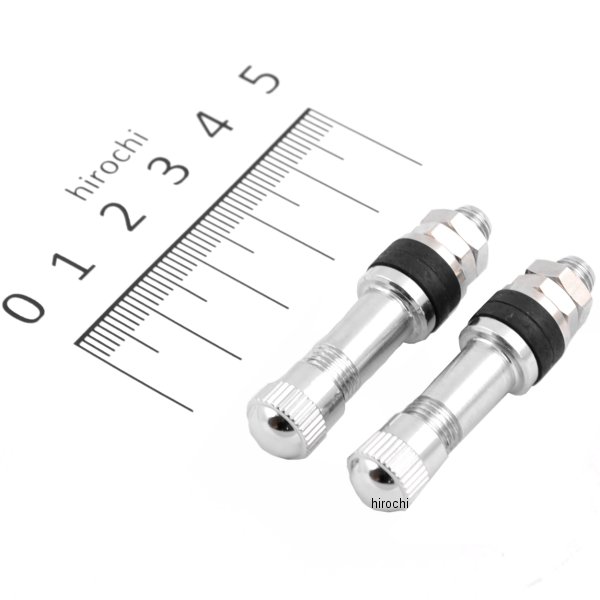 バルブ ステム チューブレス 0.24インチ穴 クローム