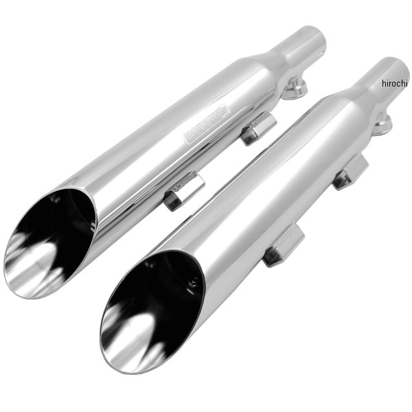 3インチ スリップオンマフラー HP-Plus 04年-13年 スラッシュ-カット クローム