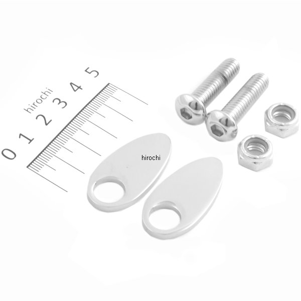 リアウインカー カバー プレート 06年-17年 ダイナ クローム