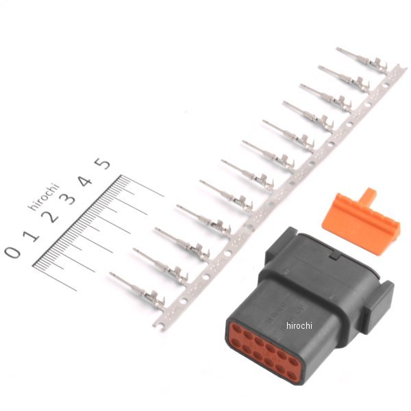 ドイツコネクター セプタクル 12ピン 74109-98BK