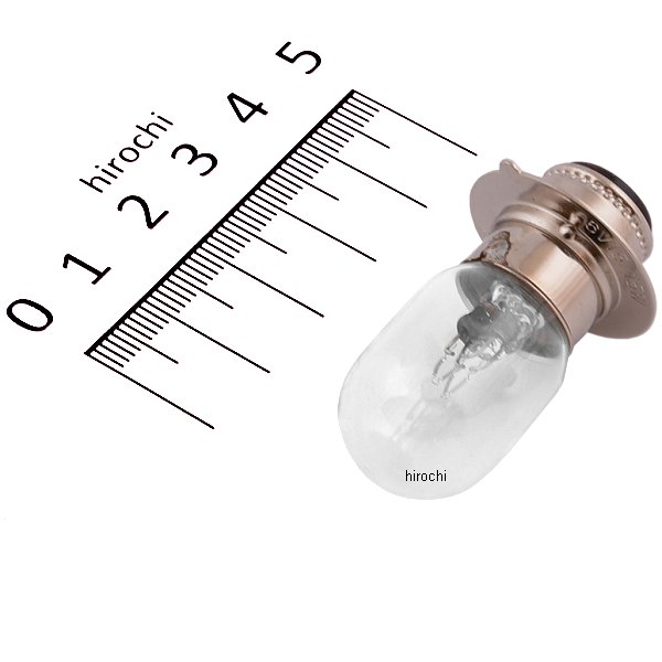 ヘッドライト用白熱電球 6V15/15W (クリアー) PH7