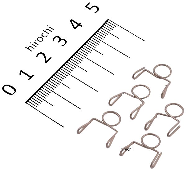 ホースクリップ Bタイプ 6ミリ 5個 ステンレス