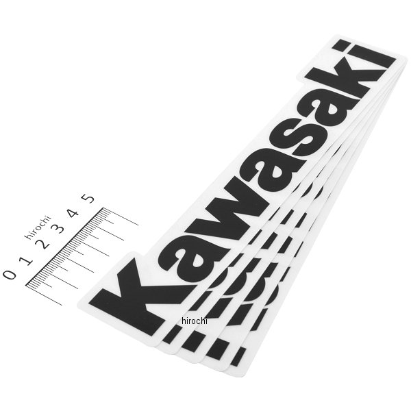 ロゴステッカー KAWSAKI 210mm (5枚入り)