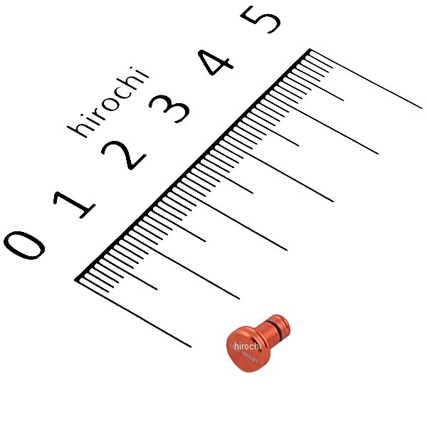 40376  アルミ削りだしイヤホンジャックカバー オレンジ