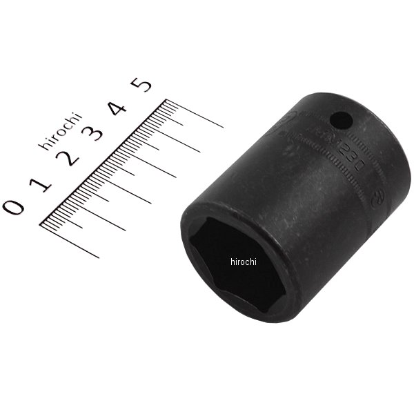 フランクドライブ 1/2インチ インパクト シャロー ソケット 6角 23mm