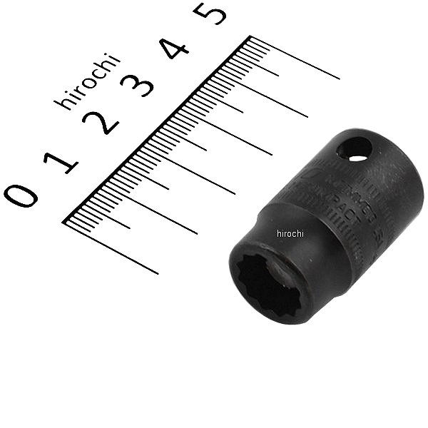 3/8インチ マグネット シャロー ソケット 12角 10mm