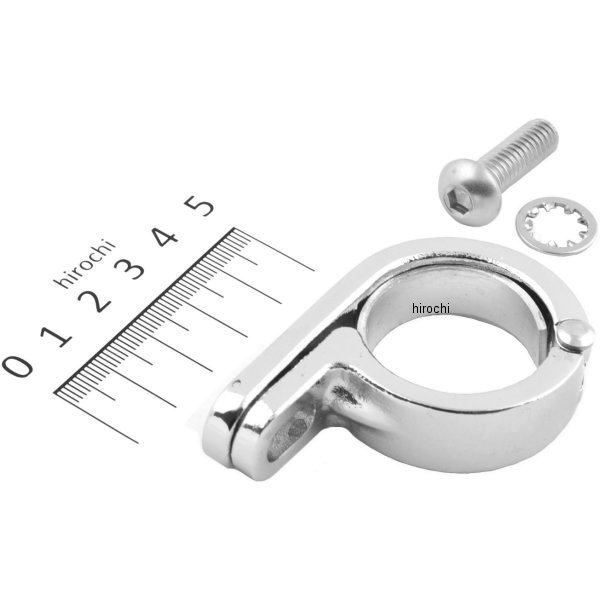 P-クランプ 1.125インチ(29mm)-1.25インチ(32mm) クローム 1個売り