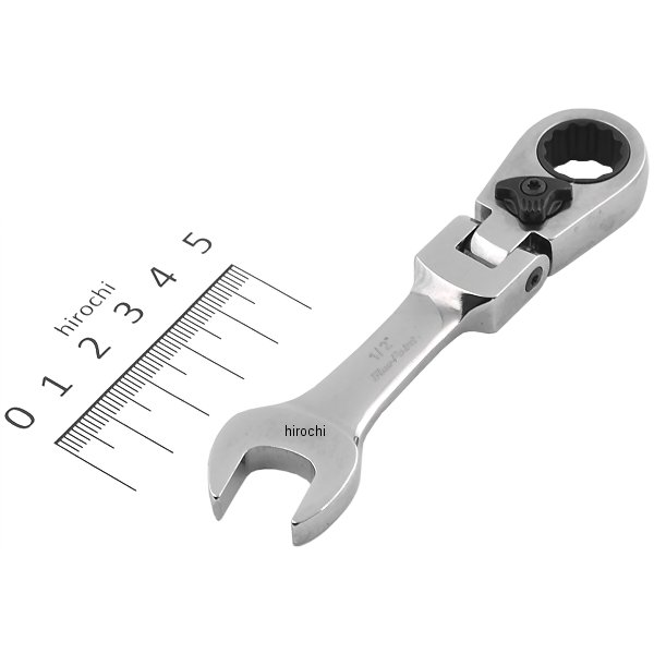 ブルーポイント 15°オフセット フレックス ヘッド スタビ ラチェット 12角 1/2インチ
