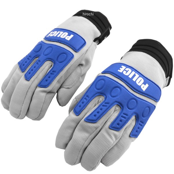 GK-785  インストラクターウインターグローブ ポリス グレー/ブルー Lサイズ