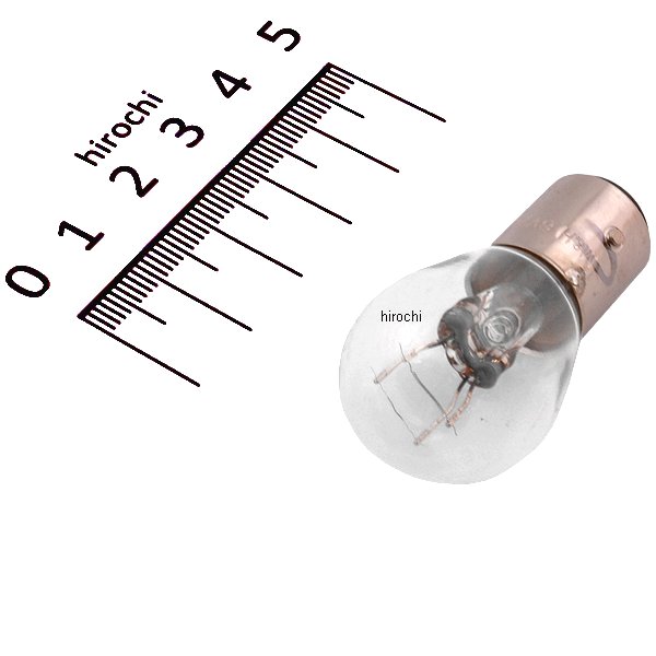 口金ダブル球 6V10/3W ストップ/テール球 (クリアー) (1個売り)