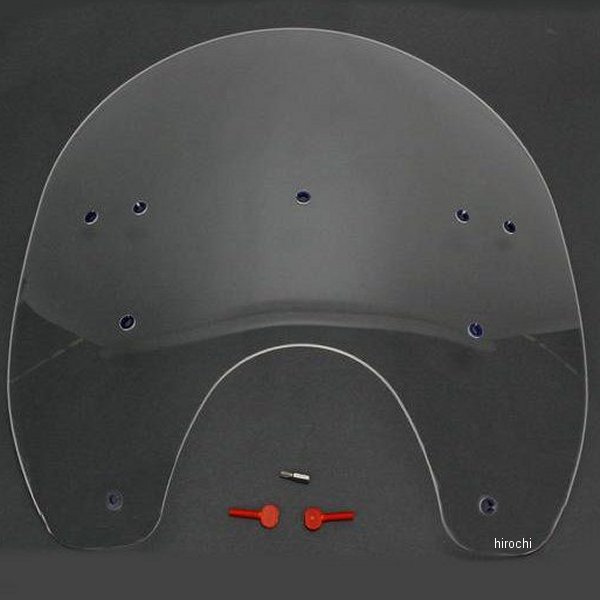 シールド ハーレー純正交換用 15インチ高 85年-10年 FXST クリア