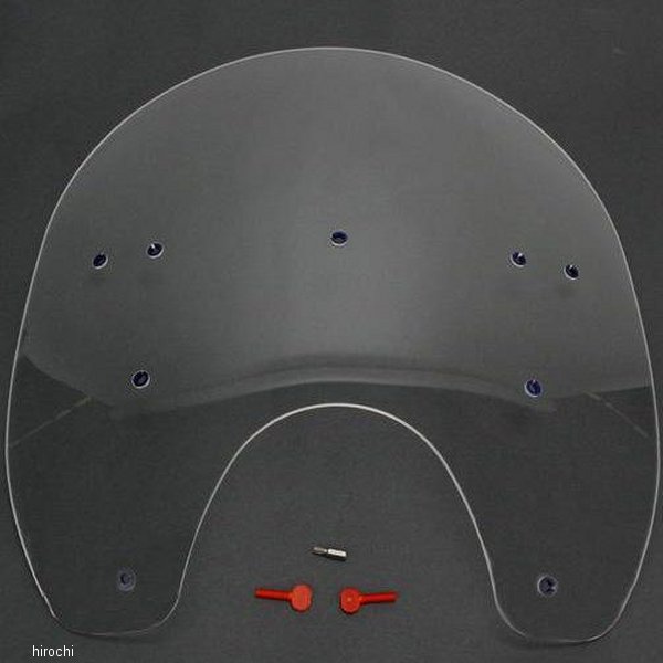 シールド ハーレー純正交換用 17インチ高 85年-10年 FXST クリア