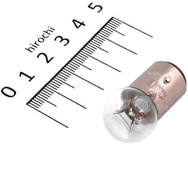 GGレンズバルブ 12v 23/8w (クリア) G18 BAY15Dウインカー/ポジション ストップ/テール用口金型