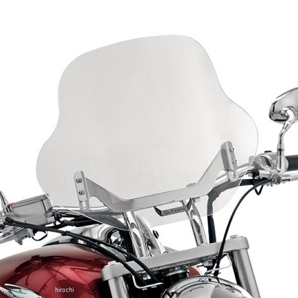 ウインドシールド 15インチ高 B-Wing 取付金具付 クリア