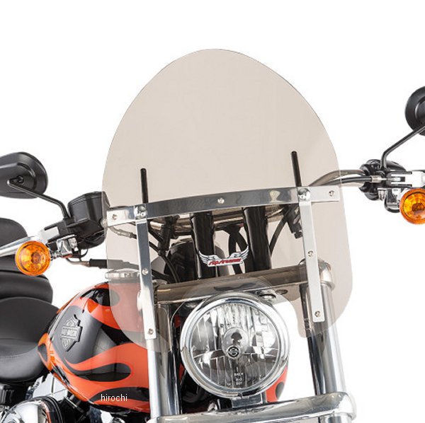 ウインドシールド 15インチ高 ミニポリス スモーク