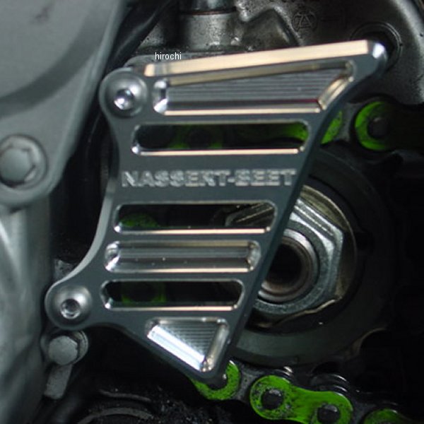 フロントスプロケットカバー Dトラッカー、KLX250 シルバー