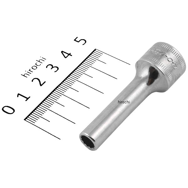 3/8インチ ソケット ディープ 12角 ミリサイズ 6mm