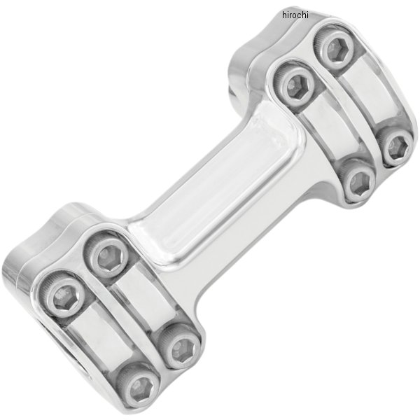 1インチバー用ライザー ワンピース 1.5インチ高 ノスタルジア クローム