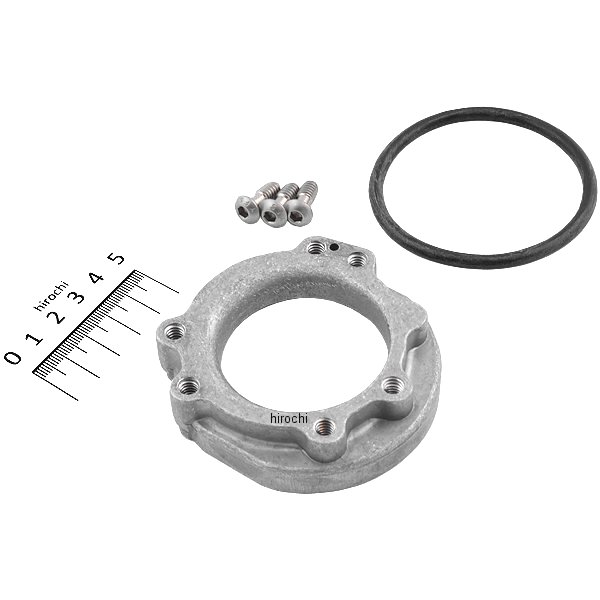 HSR42、HSR45 ミクニ-to-CVキャブ エアボックス アダプター（取付ネジ3本付）