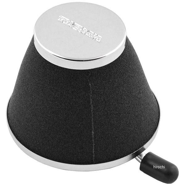 ハイフローフィルター ラウンドテーパー ブラック 細目タイプ 取付径 42mm 全長 83mm MIKUNI VM22 汎用